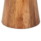 Tavolino in legno di mango e metallo, 40,6 cm L x 40,6 cm P x 58,4 cm A, capacità 22,7 kg, completamente assemblato