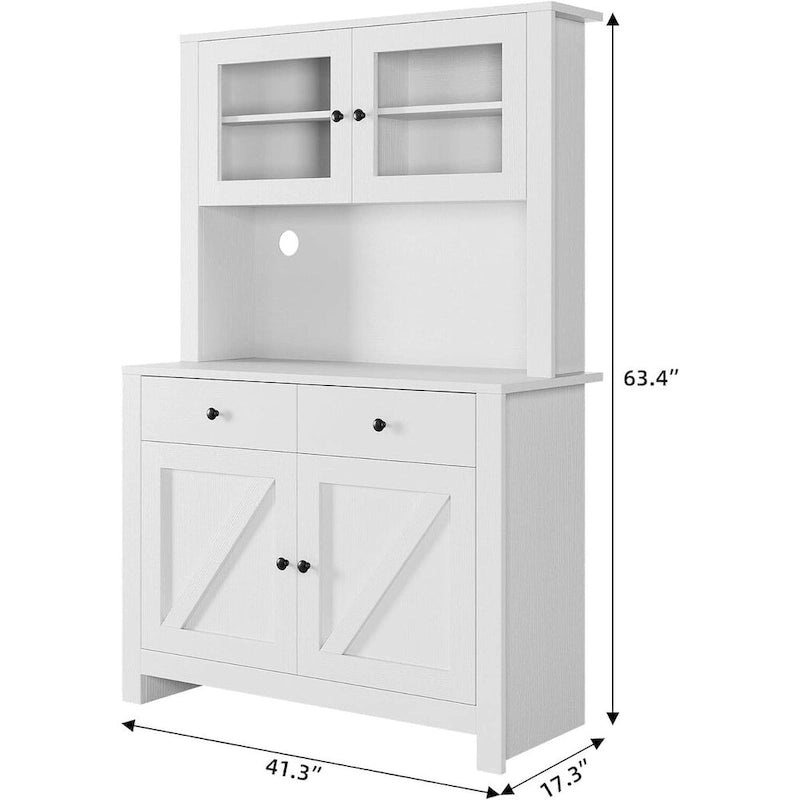 Dispensa da cucina con ripiano per microonde