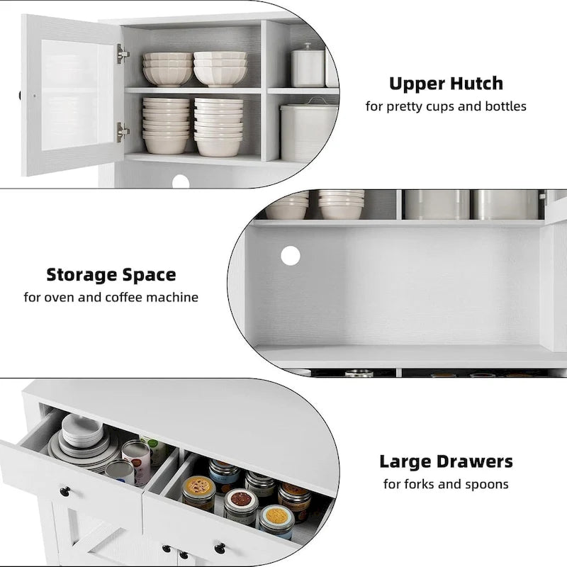 Dispensa da cucina con ripiano per microonde