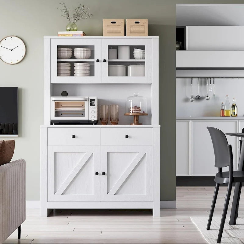 Dispensa da cucina con ripiano per microonde