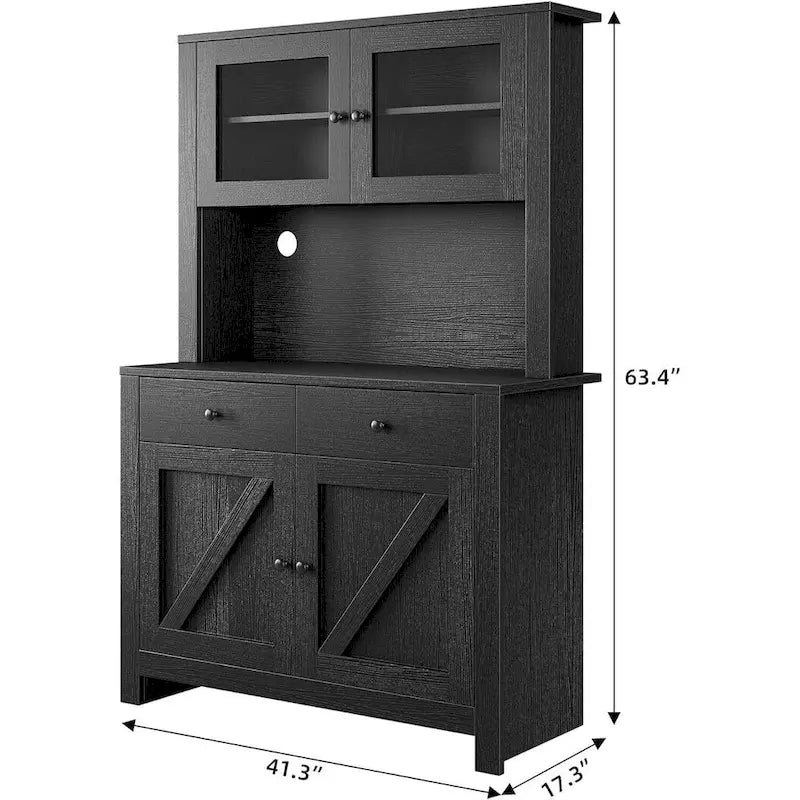 Dispensa da cucina con ripiano per microonde