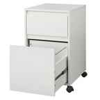 Cassettiera mobile su ruote con rotelle bloccabili, MDF, 3 opzioni di finitura