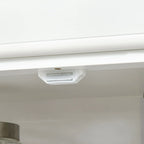 Mobile Dispensa a 4 Ante Autoportante da Cucina con 6 Ripiani Regolabili, 184 cm H