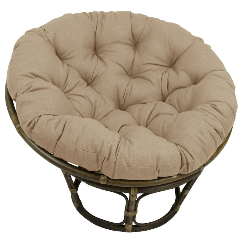 Cuscino per Papasan da Interno/Esterno 120 cm (Solo Cuscino)