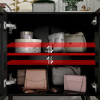 Mobile buffet nero con contenitore, credenza a 2 ante, montaggio per 1 persona