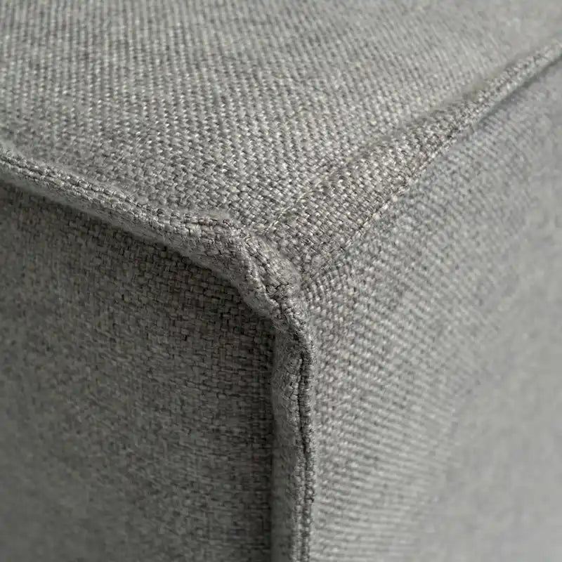 Poltrona modulare con bracciolo destro – Grigio / Crema / Grigio scuro, 1 posto