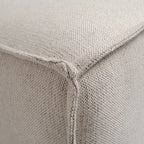 Poltrona modulare con bracciolo destro – Grigio / Crema / Grigio scuro, 1 posto