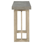 Consolle Minimalista con Piano Effetto Cemento – Grigio / Nero / Bianco / Blu Scuro