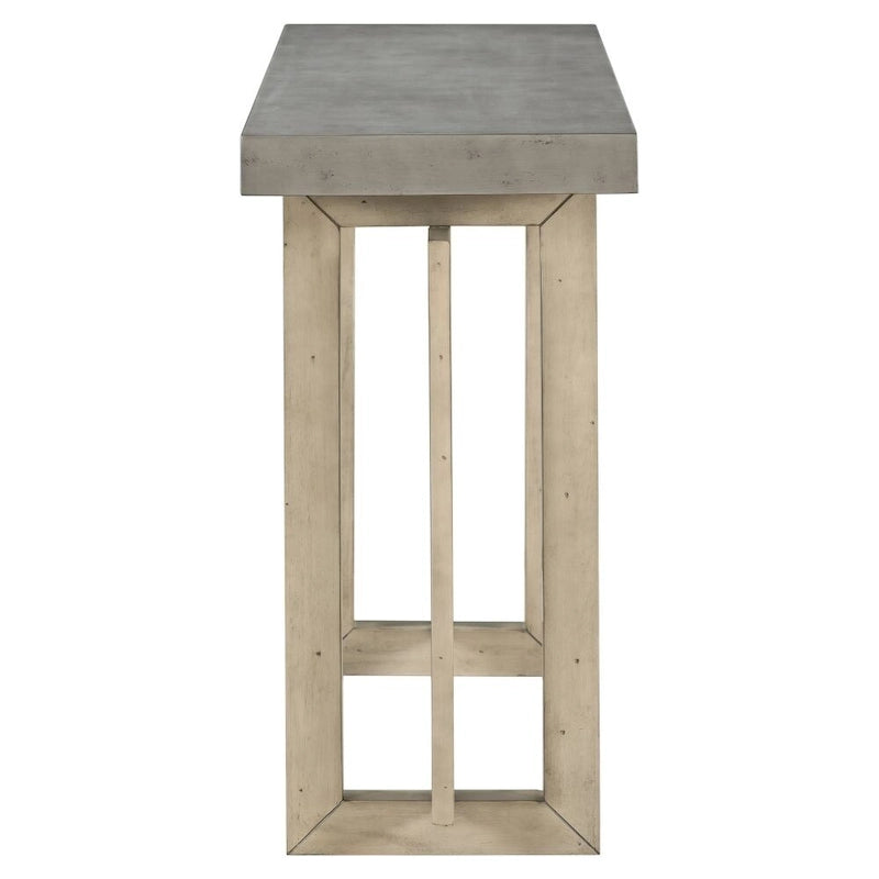 Consolle Minimalista con Piano Effetto Cemento – Grigio / Nero / Bianco / Blu Scuro