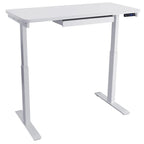 Scrivania elettrica 48 pollici, regolabile in altezza 28"-48", piano in MDF, 4 impostazioni di memoria