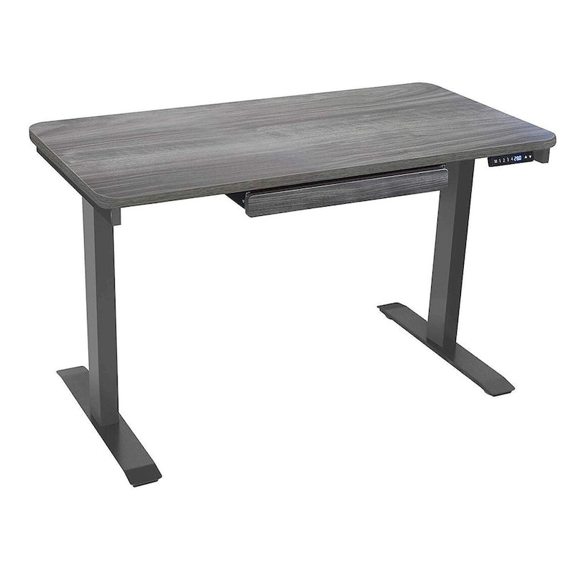Scrivania elettrica 48 pollici, regolabile in altezza 28"-48", piano in MDF, 4 impostazioni di memoria