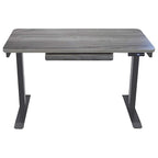Scrivania elettrica 48 pollici, regolabile in altezza 28"-48", piano in MDF, 4 impostazioni di memoria