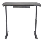 Scrivania elettrica 48 pollici, regolabile in altezza 28"-48", piano in MDF, 4 impostazioni di memoria