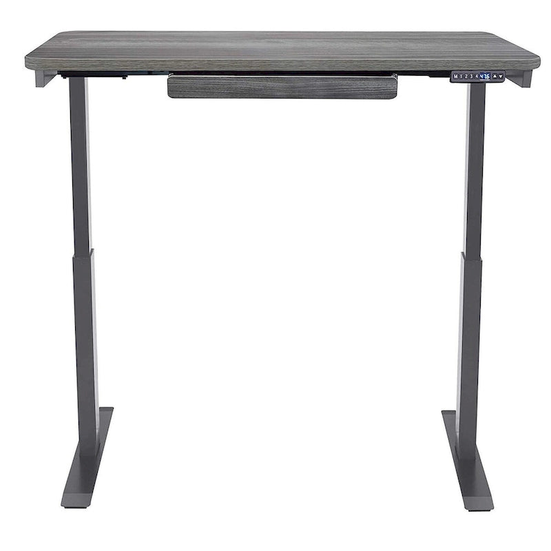 Scrivania elettrica 48 pollici, regolabile in altezza 28"-48", piano in MDF, 4 impostazioni di memoria