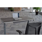 Scrivania elettrica 48 pollici, regolabile in altezza 28"-48", piano in MDF, 4 impostazioni di memoria