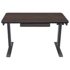 Scrivania elettrica 48 pollici, regolabile in altezza 28"-48", piano in MDF, 4 impostazioni di memoria