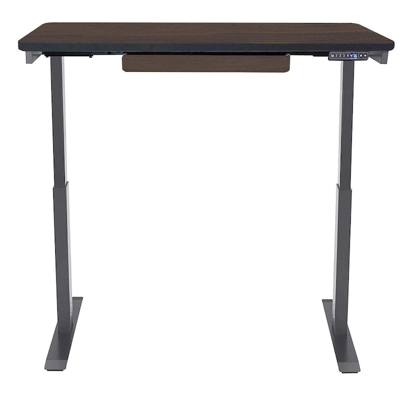 Scrivania elettrica 48 pollici, regolabile in altezza 28"-48", piano in MDF, 4 impostazioni di memoria
