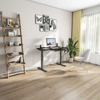 Scrivania elettrica 48 pollici, regolabile in altezza 28"-48", piano in MDF, 4 impostazioni di memoria