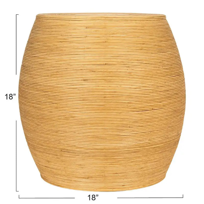 Tavolino d'appoggio in Rattan