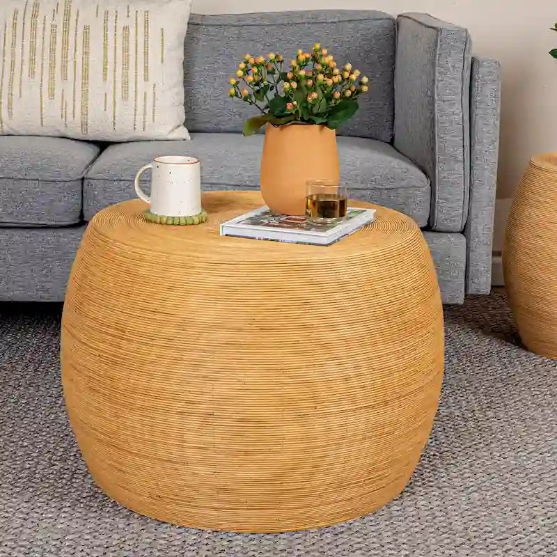 Tavolino d'appoggio in Rattan