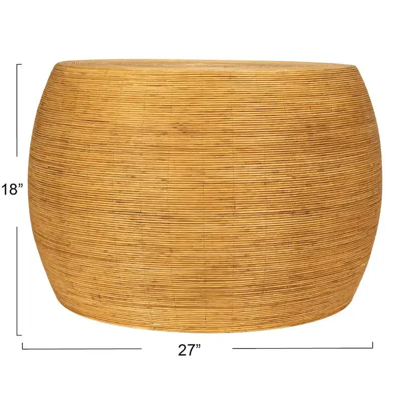 Tavolino d'appoggio in Rattan