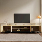 Mobile TV scandinavo naturale/noce, per TV fino a 80"