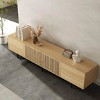 Mobile TV scandinavo naturale/noce, per TV fino a 80"