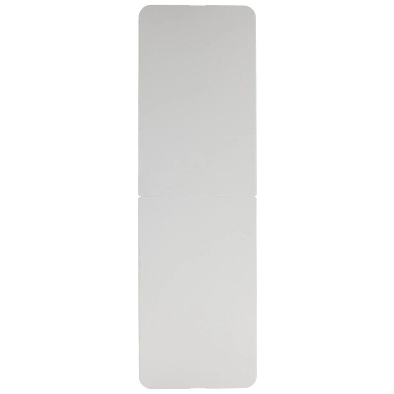 Tavolo pieghevole in plastica bianco granito, 2,4 m, per 10 persone